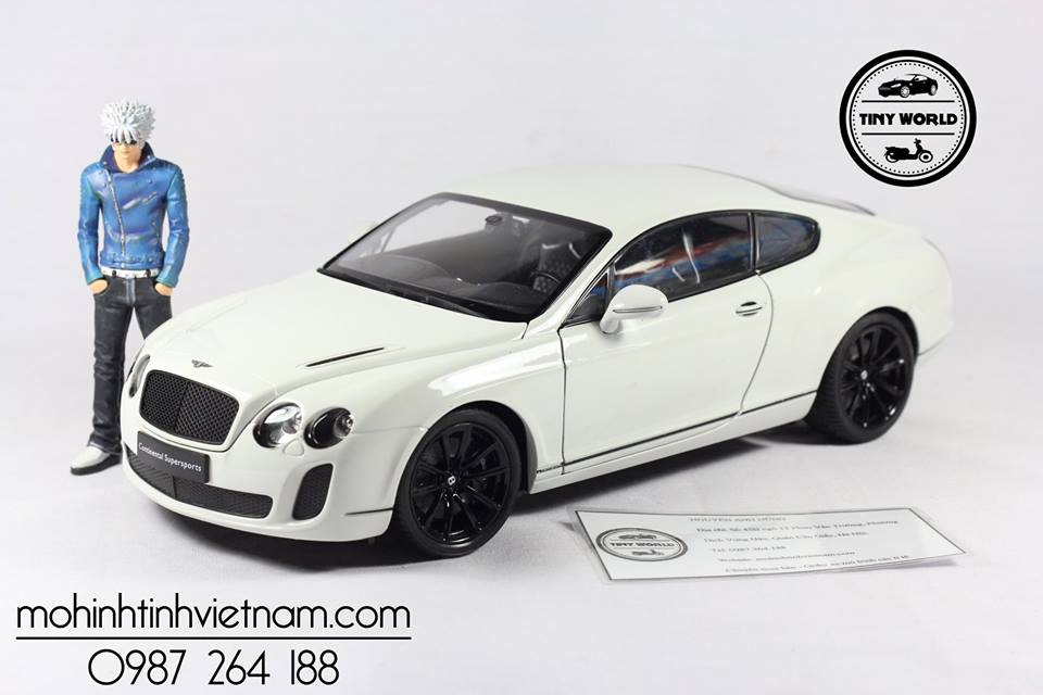 BENTLEY CONTINENTAL SUPERSPORTS (TRẮNG) 1:18 WELLY