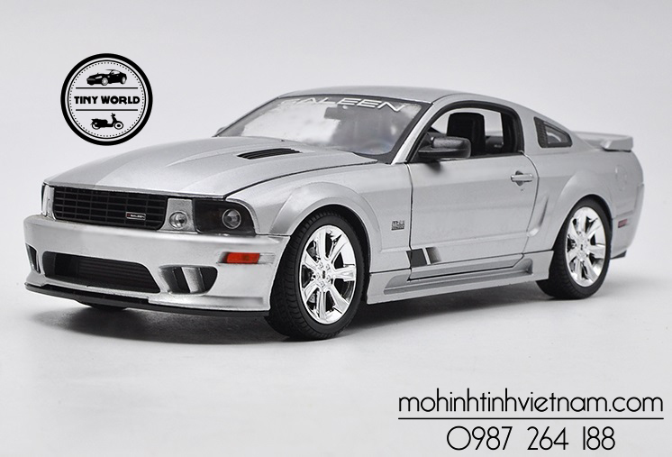 FORD MUSTANG SALEEN S281 (BẠC) 1:18 WELLY