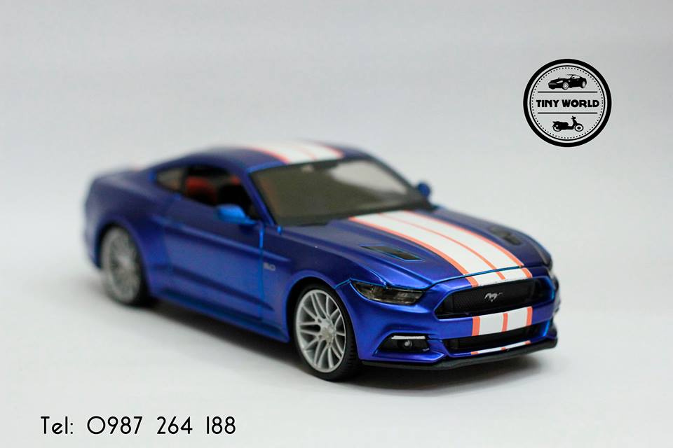 FORD MUSTANG GT 2015 (XANH) 1:24 MAISTO
