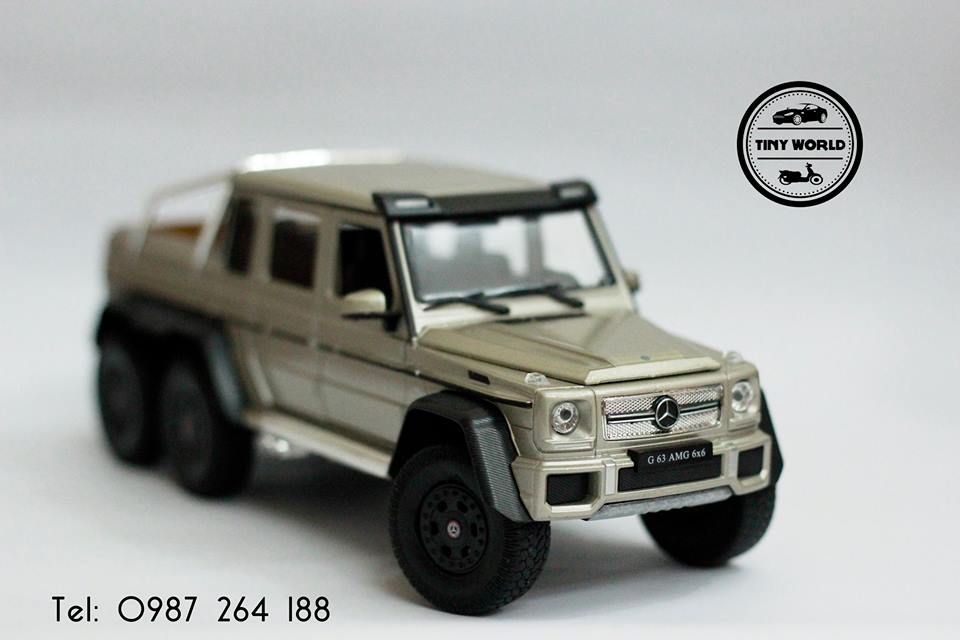 MERCECES-BENZ G63 AMG 6X6 (GOLD) 1:24 WELLY