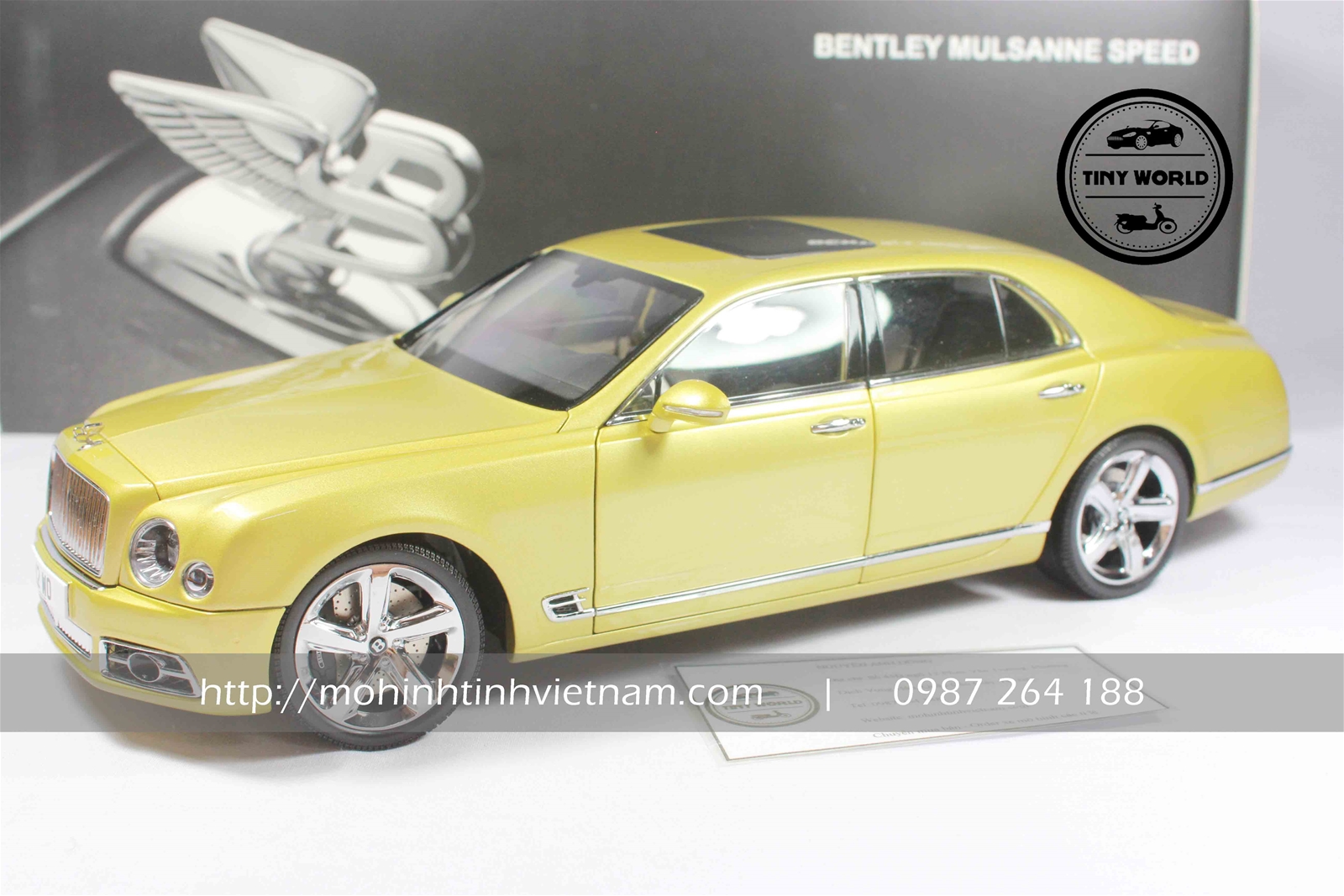 BENTLEY MULSANNE SPEED (VÀNG) 1:18 ALMOST REAL