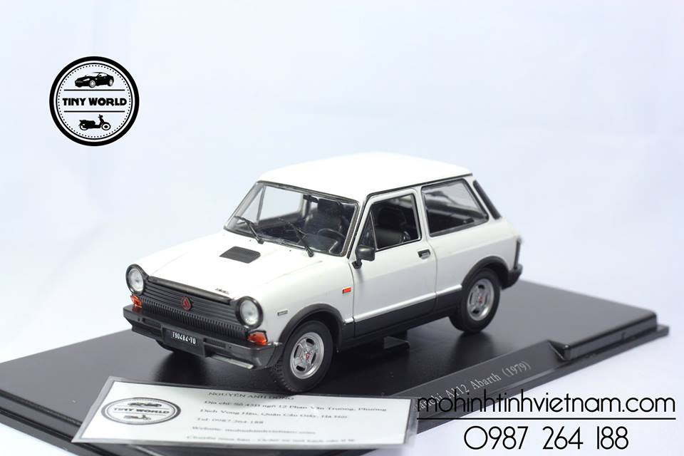 AUTOBIANCHI A112 ABATE 1979 (TRẮNG) 1:24 WHITEBOX