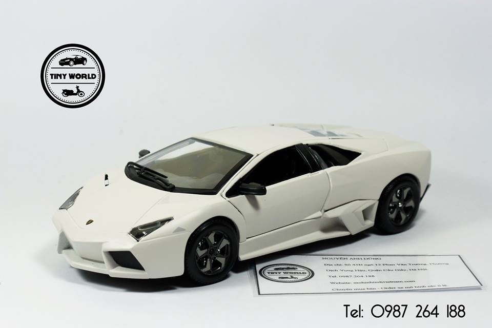 MÔ HÌNH Ô TÔ LAMBORGHINI REVENTON (TRẮNG) 1:24 BBURAGO