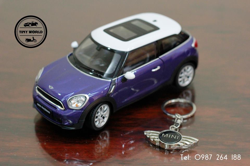 MINI COOPER S PACEMAN (XANH) 1:24 WELLY