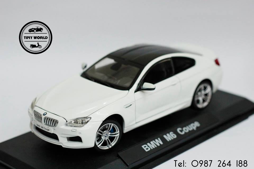 BMW M6 COUPE (TRẮNG) 1:24 DOUBLE HORSE