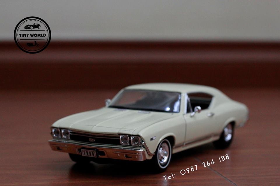 CHEVROLET CHEVELLE SS 396  (TRẮNG SỮA) WELLY