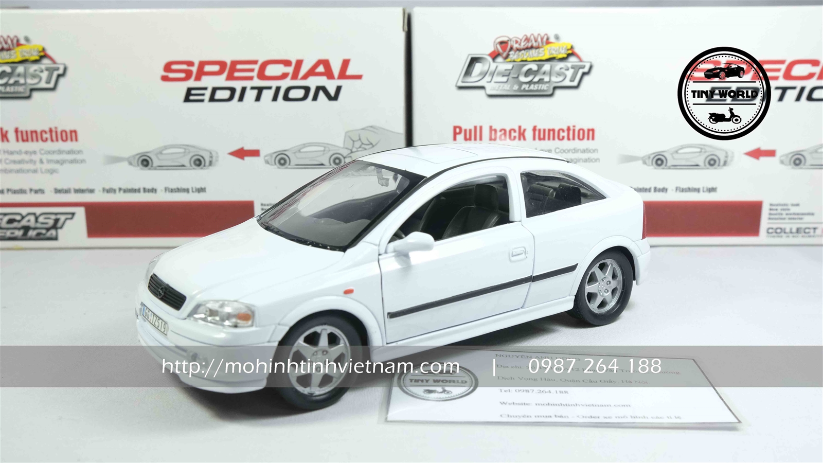 OPEL ASTRA 2000 (TRẮNG) 1:24 WELLY
