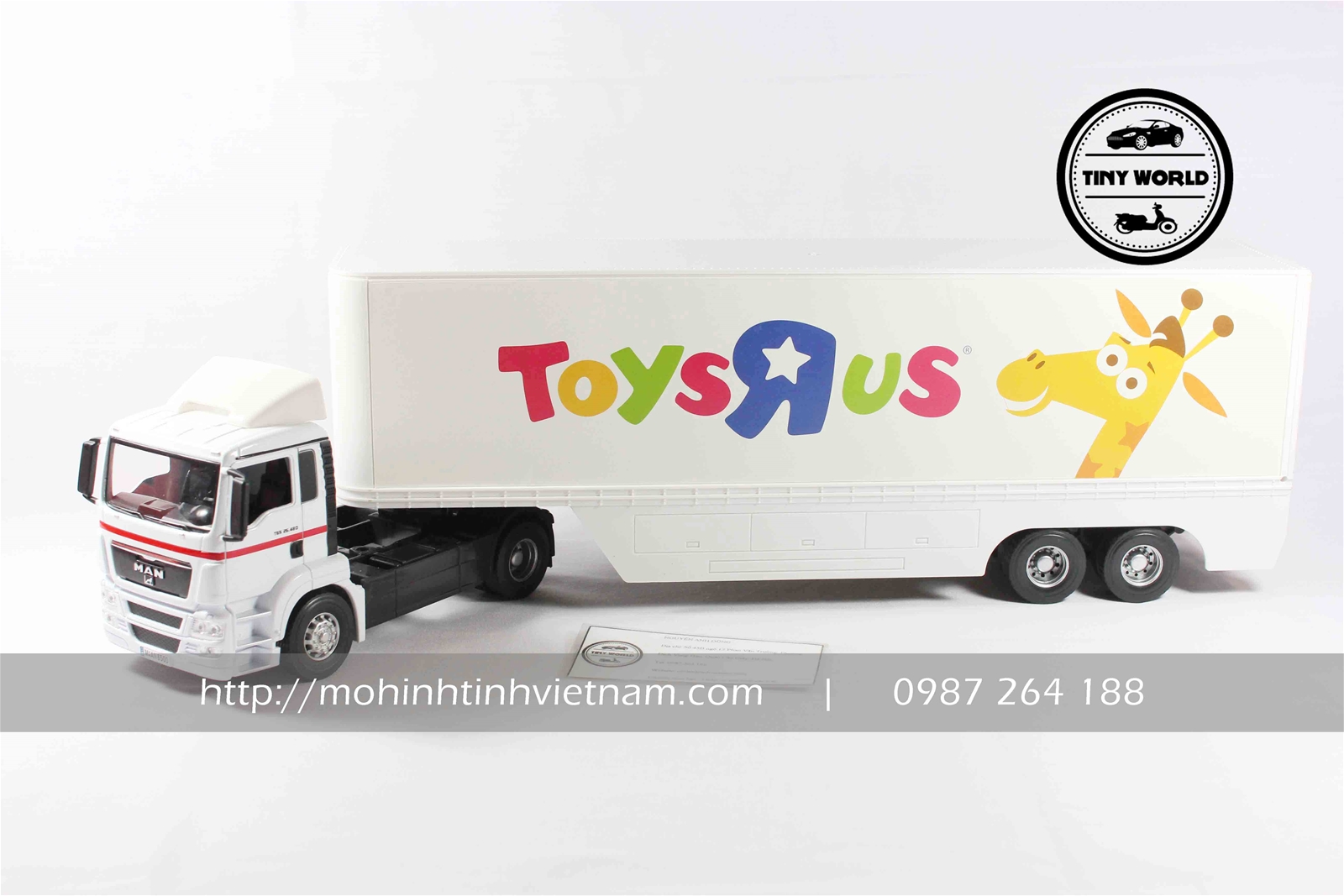 CONTAINER MAN TOYSRUS (TRẮNG) 1:32 DIECAST MODEL
