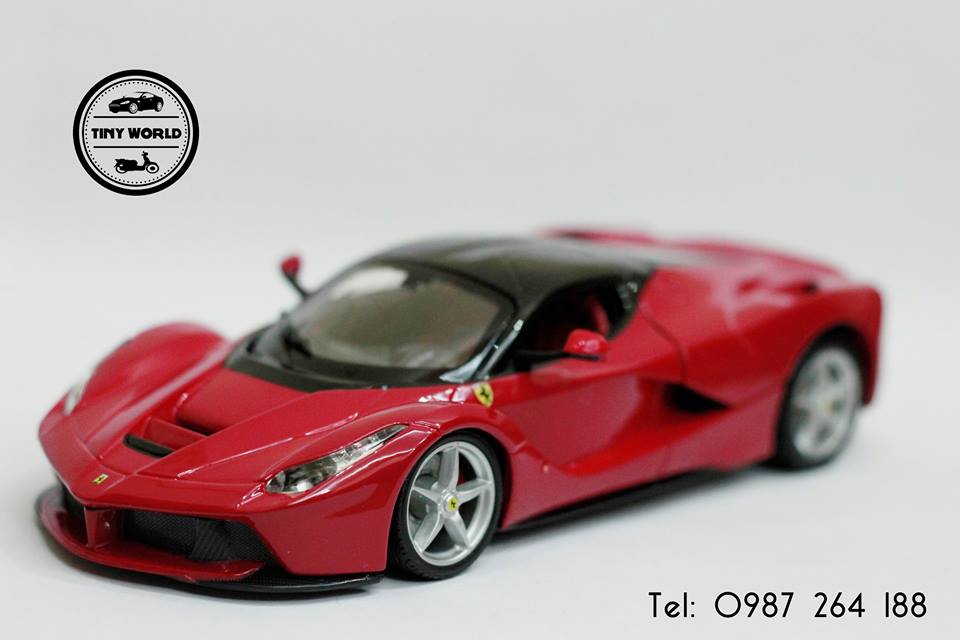 MÔ HÌNH Ô TÔ FERRARI LAFERRARI (ĐỎ) 1:24 BBURAGO