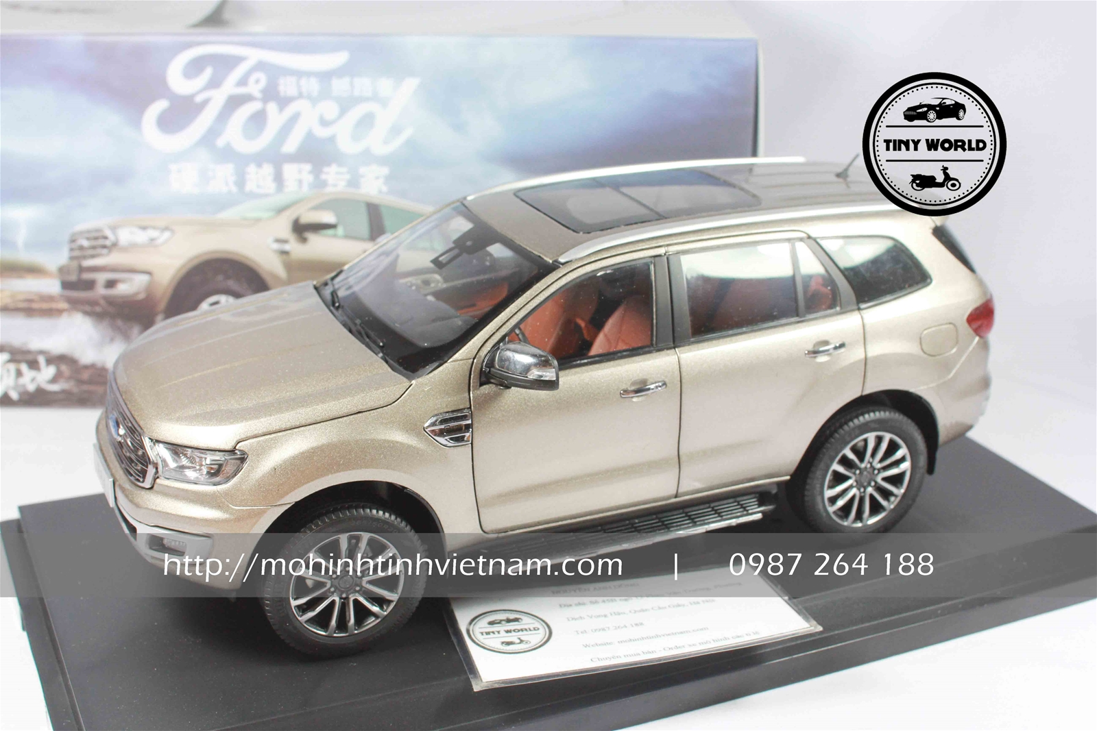FORD EVEREST 2019 (GOLD) 1:18 PAUDI