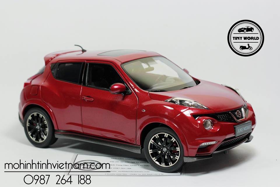 MÔ HÌNH Ô TÔ NISSAN JUKE NISMO RS (ĐỎ) 1:18 PAUDI