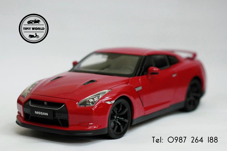 MÔ HÌNH Ô TÔ NISSAN GT-R R35 (ĐỎ) 1:18 NOREV