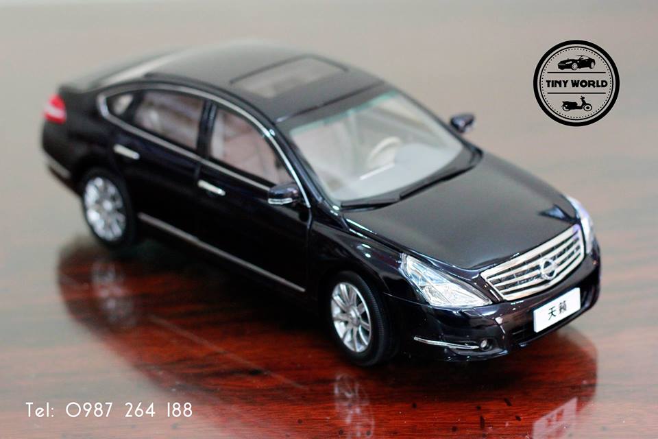 MÔ HÌNH Ô TÔ NISSAN TEANA (ĐEN) 1:18 PAUDI