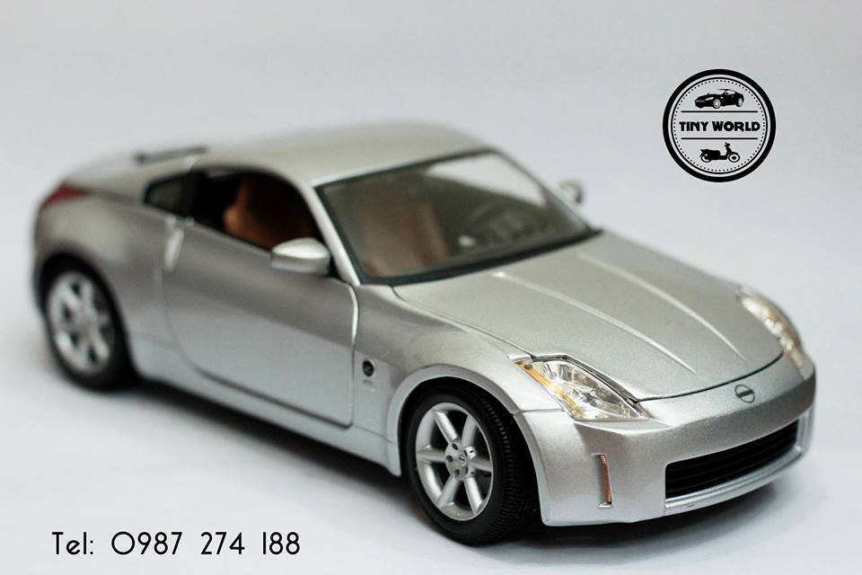 MÔ HÌNH Ô TÔ NISSAN 350Z (BẠC) 1:18 MAISTO