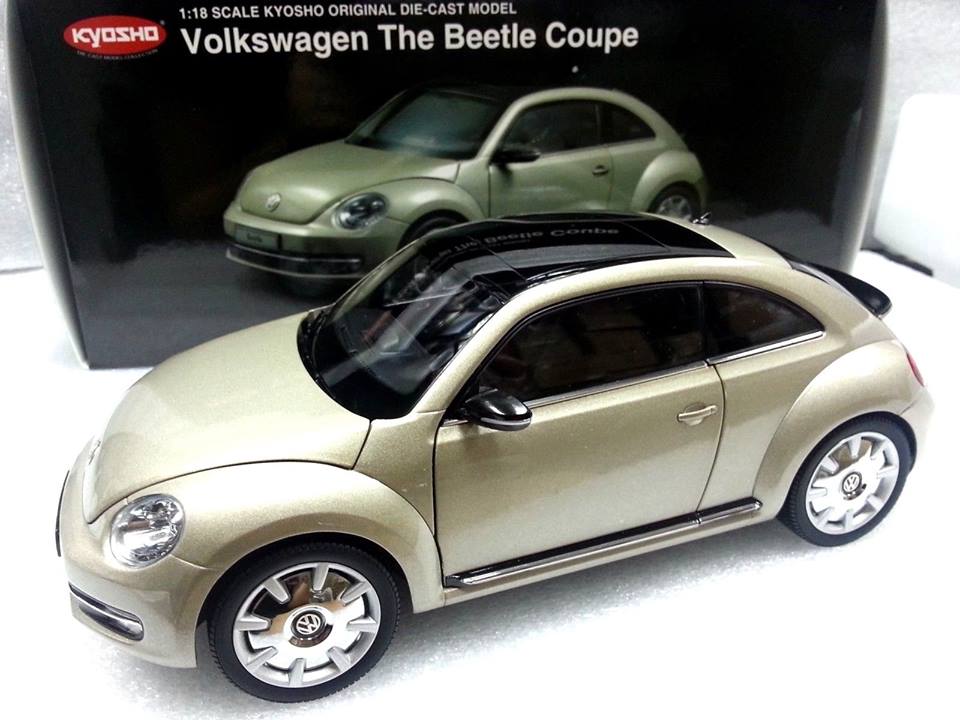 VOLKSWAGEN THE BEETLE COUPE (GOLD) 1:18 KYOSHO