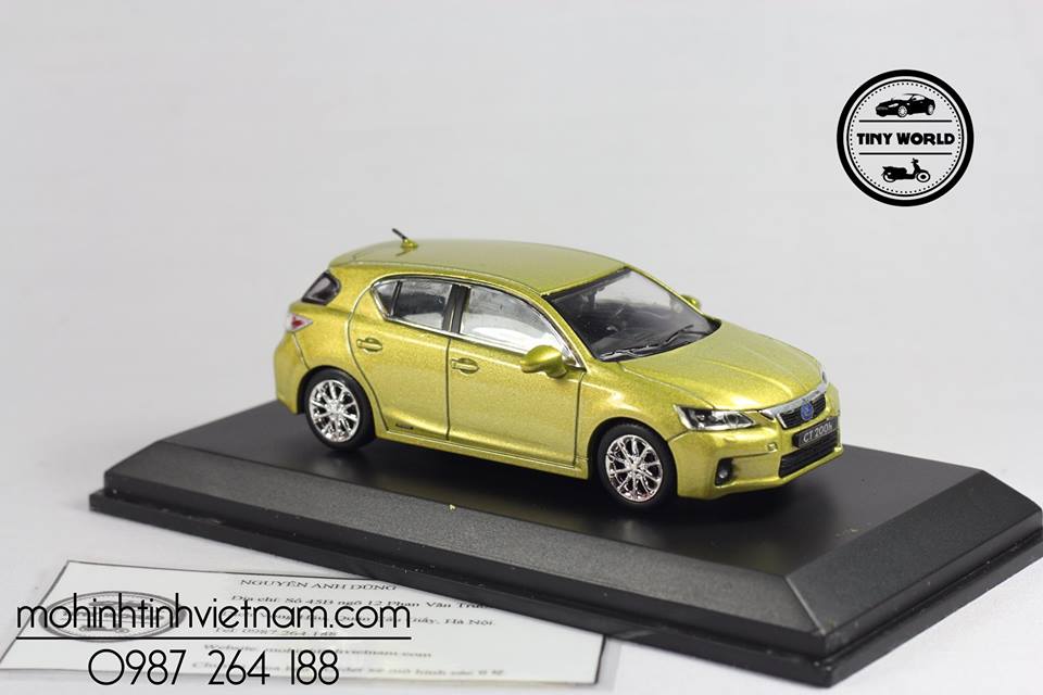 MÔ HÌNH Ô TÔ LEXUS CT200H (VÀNG) 1:43 DEALER