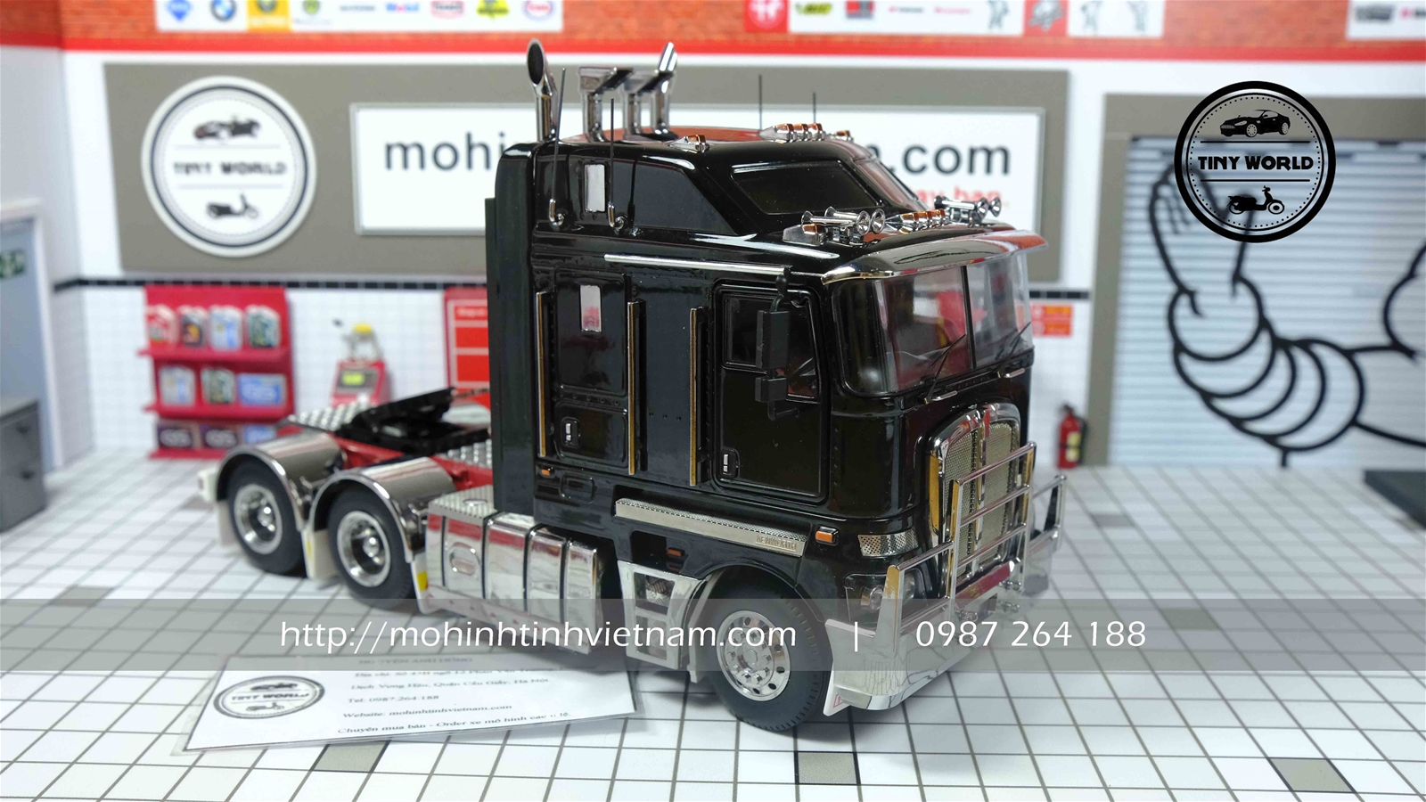 MÔ HÌNH ĐẦU KÉO KENWORTH K200 PRIME MOVER (ĐEN) 1:32 EXCLUSIVE