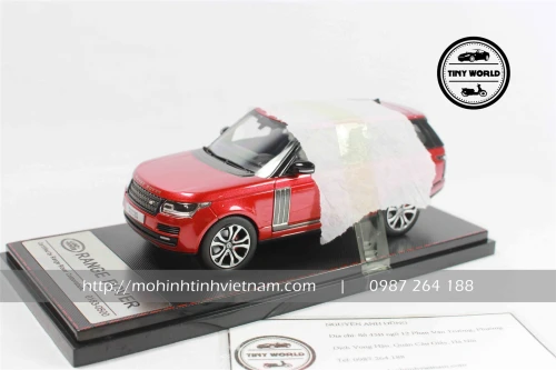 MÔ HÌNH Ô TÔ LAND ROVER RANGE ROVER 1:43 (ĐỎ) LCD