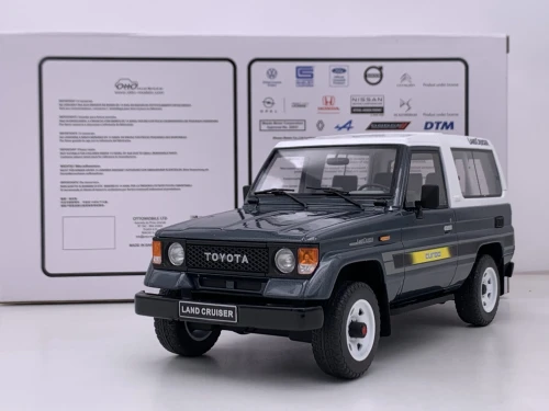 MÔ HÌNH Ô TÔ TOYOTA LAND CRUISER TURBO LJ73 1987 (XÁM) 1:18 OTTO MOBILE