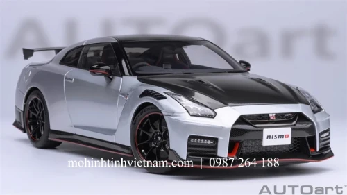 MÔ HÌNH Ô TÔ NISSAN GT-R35 NISMO 2022 (BẠC) 1:18 AUTOART