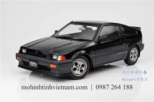 MÔ HÌNH Ô TÔ HONDA CRX SI (ĐEN) 1:18 AUTOART