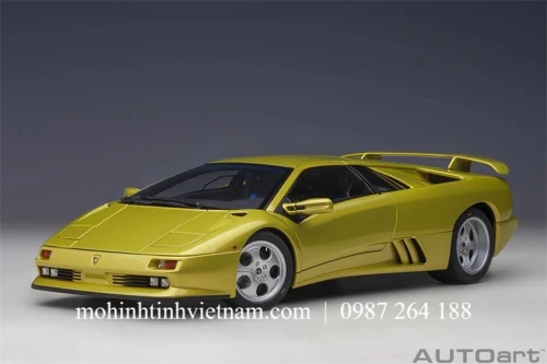 MÔ HÌNH Ô TÔ LAMBORGHINI DIABLO SE30 JOTA (VÀNG) 1:18 AUTOART