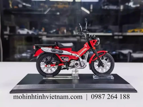 MÔ HÌNH XE MÁY HONDA CT125 (ĐỎ) 1:12 DIECAST MOTORCYCLE