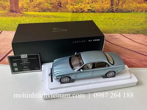 MÔ HÌNH Ô TÔ JAGUAR XJ6 (X350) (XANH) 1:18 ALMOST REAL