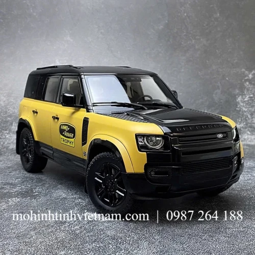 MÔ HÌNH Ô TÔ LAND ROVER DEFENDER 110 TROPHY EDITION 2022 (VÀNG) 1:18 ALMOST REAL