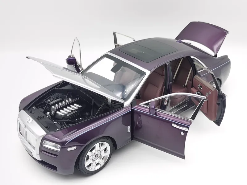 MÔ HÌNH Ô TÔ ROLLS-ROYCE GHOST (TÍM) 1:18 KYOSHO