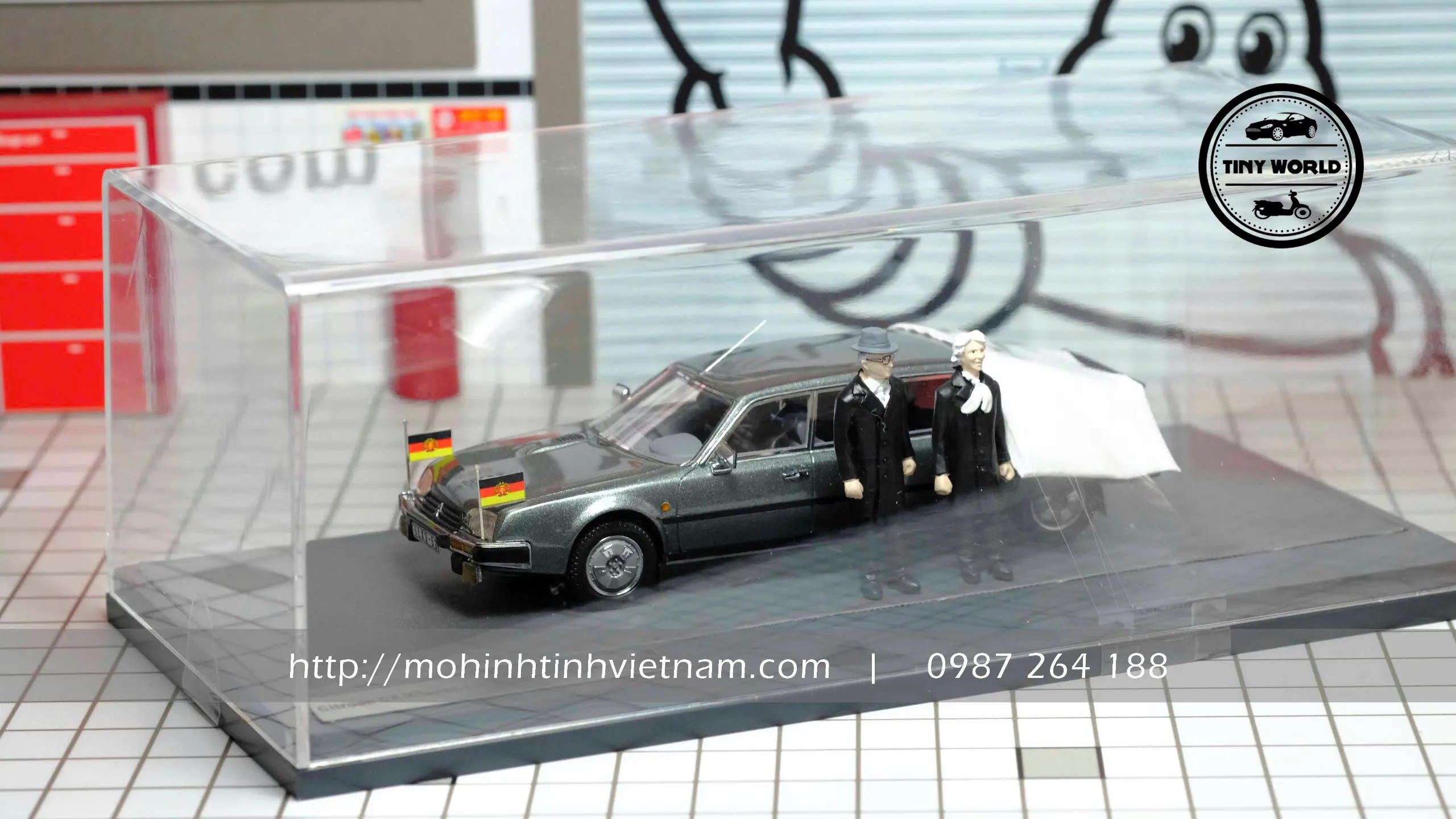 MÔ HÌNH Ô TÔ CITROEN CX NILSSON LIMOUSINE (BẠC) 1:43 MATRIX