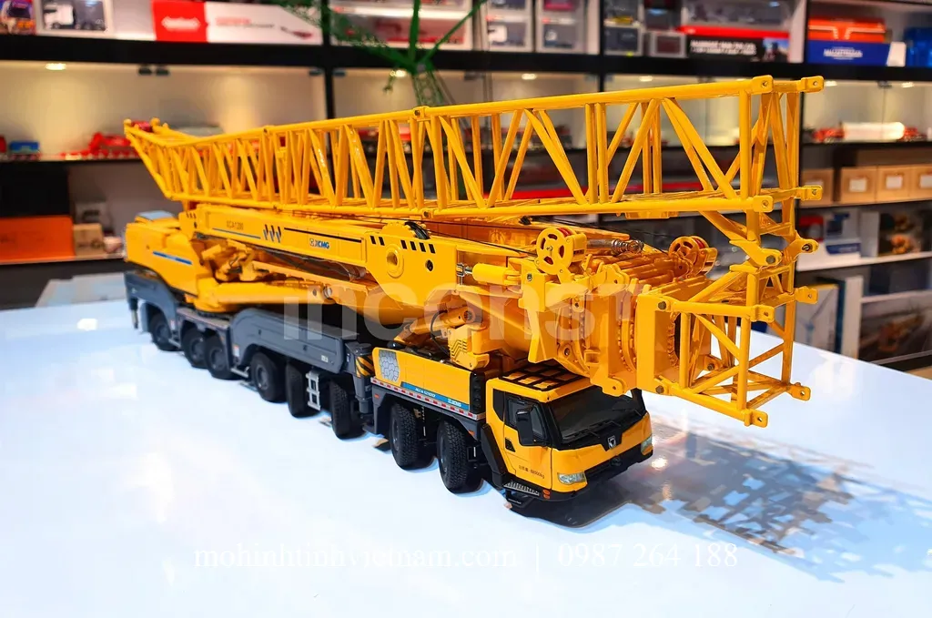 MÔ HÌNH XE CẨU XCA1200 (VÀNG) 1:50 XCMG