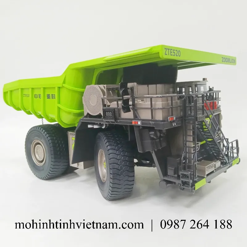 MÔ HÌNH XE BEN ZOOMLION ZTE520 (XANH) 1:48 DEALER