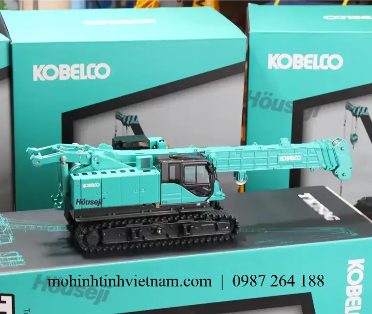 MÔ HÌNH XE CẨU KOBELCO TKE750G (XANH) 1:50 IMC