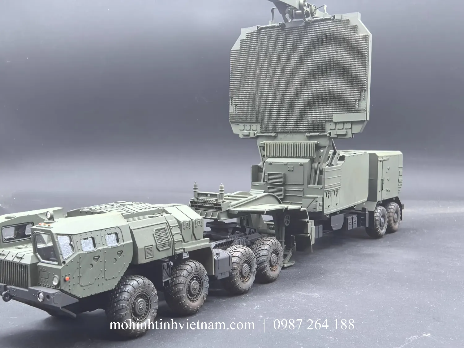 MÔ HÌNH XE RADAR BIG BIRD (XANH) 1:72