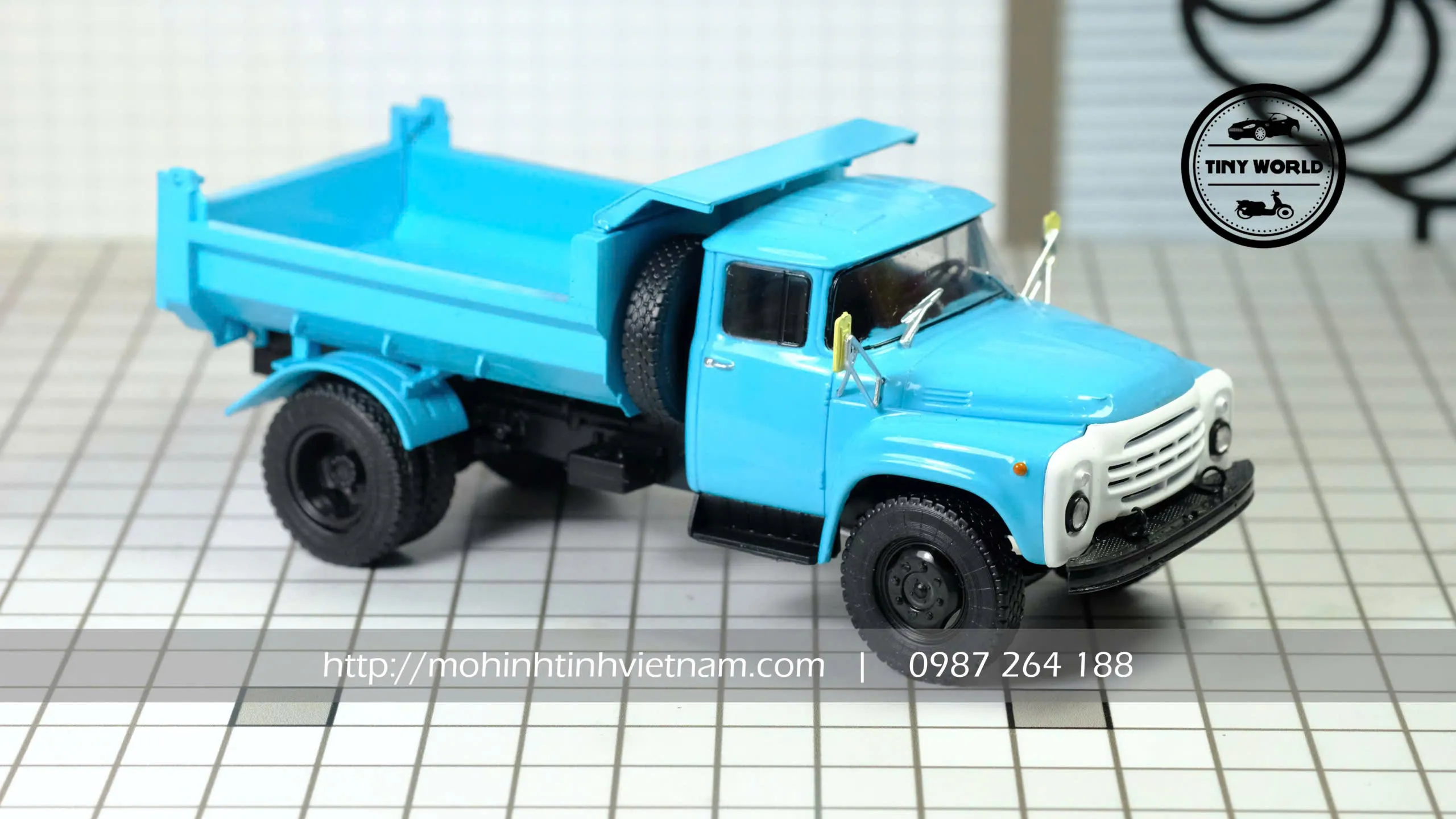 MÔ HÌNH Ô TÔ ZIL-MMZ-4505 (XANH) 1:43 MODIMIO