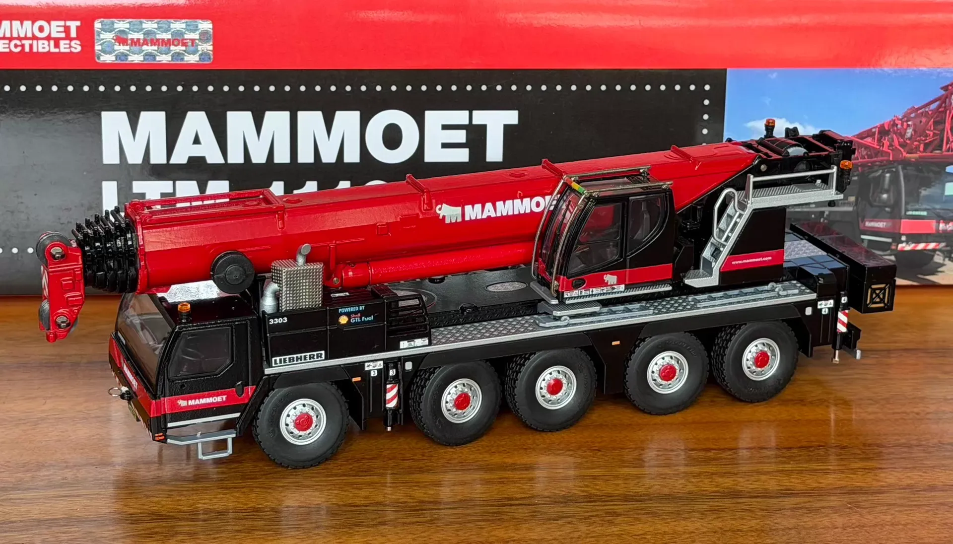 MÔ HÌNH XE CẨU MAMMOET LTM 1110-5.1 (ĐỎ) 1:50 CONRAD