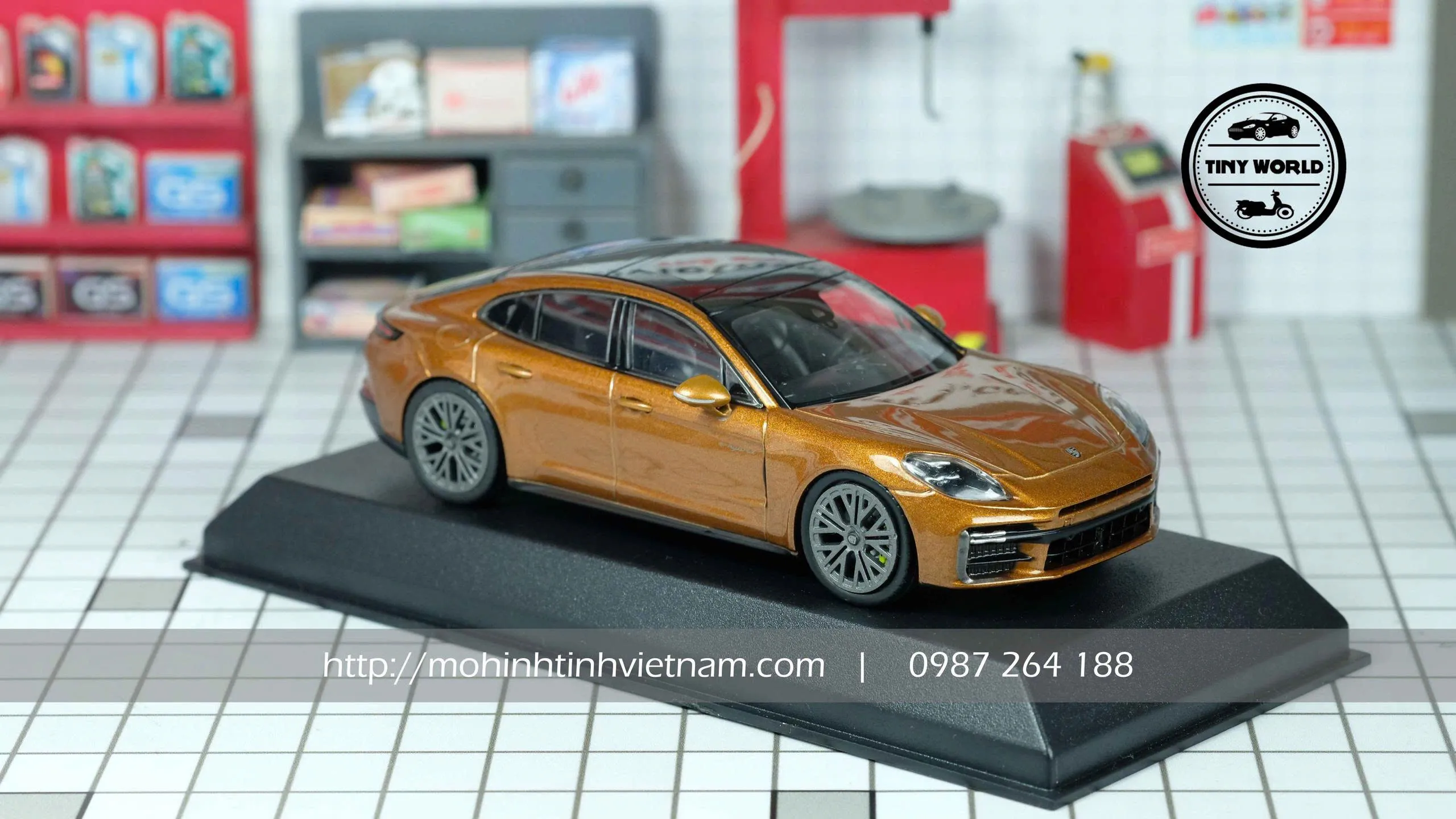 MÔ HÌNH Ô TÔ PORSCHE PANAMERA TURBO E-HYBRID (CAM) 1:43 DEALER